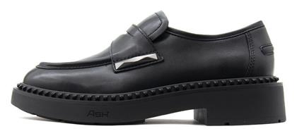 Ash Combo A Δερμάτινα Γυναικεία Loafers σε Μαύρο Χρώμα από το ProjectShops