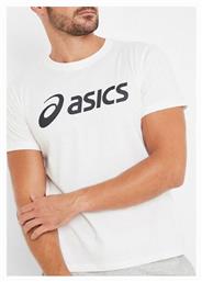 ASICS Ανδρικό T-shirt Λευκό με Λογότυπο