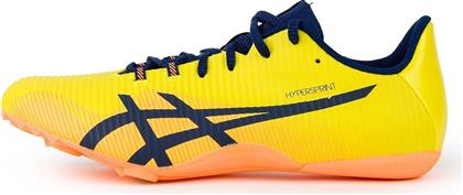 ASICS Hypersprint 8 Ανδρικά Αθλητικά Παπούτσια Spikes Κίτρινα