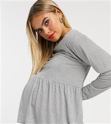 ASOS DESIGN Maternity lightweight smock in textured stripe-Multi από το Asos