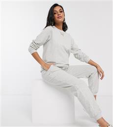 ASOS DESIGN Maternity tracksuit ultimate sweat / jogger with tie-Grey από το Asos