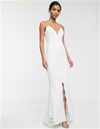ASOS EDITION Angelina lace cami wedding dress-White από το Asos