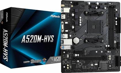 ASRock A520M-HVS Motherboard Micro ATX με AMD AM4 Socket από το e-shop