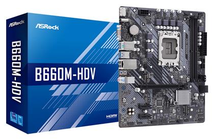 ASRock B660M-HDV Motherboard Micro ATX με Intel 1700 Socket από το e-shop