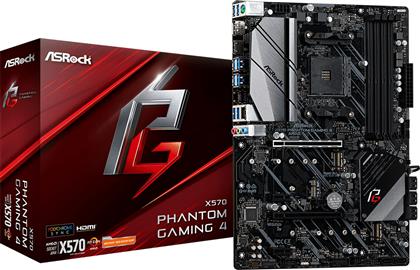 ASRock X570 Phantom Gaming 4 Motherboard ATX με AMD AM4 Socket
