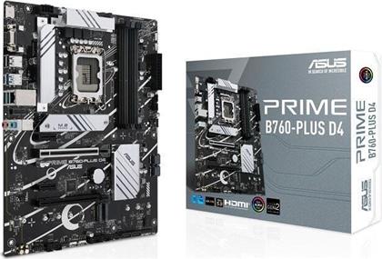 Asus Prime B760-Plus D4 Motherboard ATX με Intel 1700 Socket από το e-shop