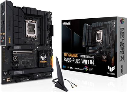 Asus TUF GAMING B760-PLUS WIFI D4 Motherboard ATX με Intel 1700 Socket