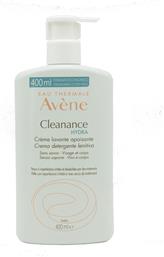 Avene Κρέμα κατά της Ακμής Cleanance Hydra Soothing Cleansing για Λιπαρές Επιδερμίδες 400ml από το Pharm24