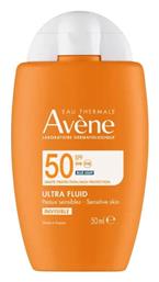Avene Eau Thermale - Ultra Fluid Invisible SPF50+ Αντηλιακή Κρέμα