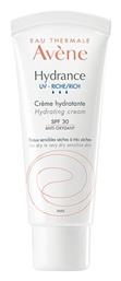Avene Hydrance Rich Ενυδατική Κρέμα Ημέρας 40ml