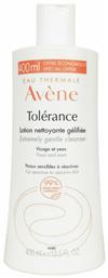 Avene Lotion Καθαρισμού Tolerance Extremely Gentle Cleanser Face & Eyes για Ευαίσθητες Επιδερμίδες 400ml