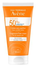 Avene Very High Protection Fragrance Free SPF50 Αντηλιακή Κρέμα
