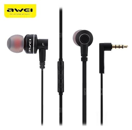 Awei ES10TY In-ear Handsfree με Βύσμα 3.5mm Μαύρο