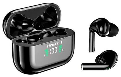 Awei T29P In-ear Bluetooth Handsfree Ακουστικά με Αντοχή στον Ιδρώτα και Θήκη Φόρτισης Μαύρα