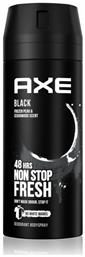 Axe Black Fresh Pear & Cedarwood Non Stop Fresh Αποσμητικό 48h σε Spray 150ml