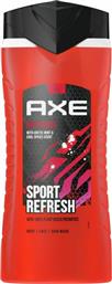 Axe Recharge Sport Refresh Αφρόλουτρο σε Gel για Άνδρες για Πρόσωπο , Μαλλιά & Σώμα 400ml