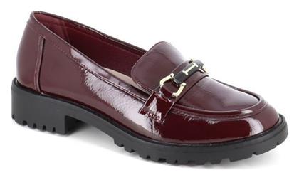 B-Soft Δερμάτινα Γυναικεία Loafers σε Μπορντό Χρώμα από το SerafinoShoes