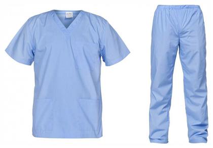 B-Well Cesare Unisex Σετ Ιατρικό Παντελόνι και Μπλούζα από Βαμβάκι και Πολυεστέρα