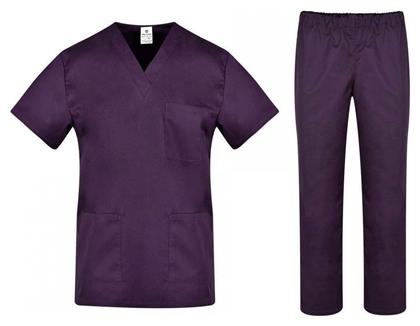 B-Well Cesare Unisex Σετ Ιατρικό Παντελόνι και Μπλούζα από Βαμβάκι και Πολυεστέρα