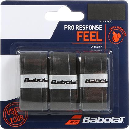 Babolat Pro Responce Overgrip Μαύρο 3τμχ από το E-tennis