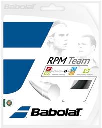 Babolat Rpm Team 12m Χορδή Τένις Μαύρη 12m, Φ1.30mm