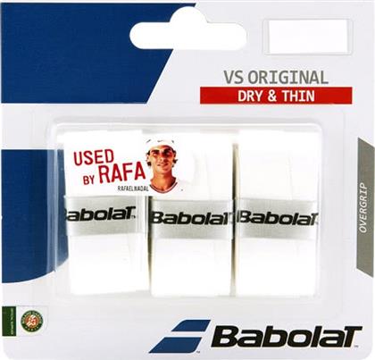 Babolat VS Original Overgrip Λευκό 3τμχ από το HallofBrands