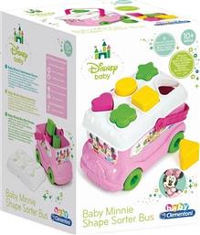 Baby Clementoni Baby Minnie Shape Sorter Bus για 10+ Μηνών