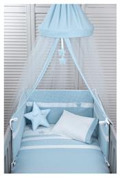 Baby Oliver Κουνουπιέρα Κούνιας από Τούλι Γαλάζια 550x180εκ.