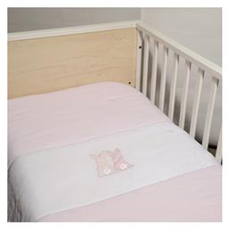Baby Oliver Πάπλω��α Κούνιας Βαμβακερό Λευκό 100x140cm