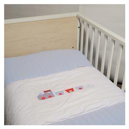 Baby Oliver Πάπλωμα Κούνιας Βαμβακερό Λευκό 100x140cm
