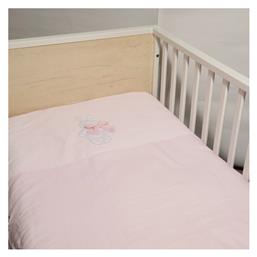 Baby Oliver Πάπλωμα Κούνιας Βαμβακερό Ροζ 100x140cm