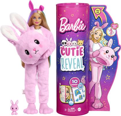 Barbie Κούκλα Cutie Reveal Λαγουδάκι για 3+ Ετών από το Moustakas Toys