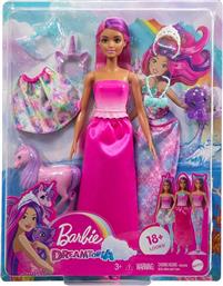 Barbie Κούκλα Dreamtopia Παραμυθένια Εμφάνιση για 3+ Ετών