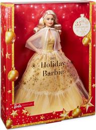 Barbie Συλλεκτική Κούκλα 2023 Holiday Golden Gown and Blond Hair για 6+ Ετών