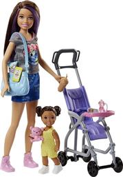 Barbie Skipper Babysitter - Σετ με Κούκλα (2 Σχέδια) από το Moustakas Toys