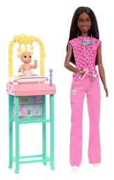 Barbie You Can Be Anything Παιδίατρος με Μωρό για 3+ Ετών