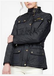 Barbour Κοντό Γυναικείο Puffer Μπουφάν Μαύρο