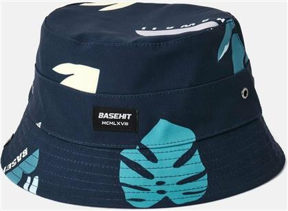 Basehit Υφασμάτινo Ανδρικό Καπέλο Στυλ Bucket Μπλε