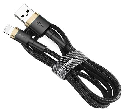 Baseus Cafule Braided USB to Lightning Cable Χρυσό 1m (CALKLF-BV1)