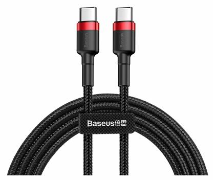 Baseus Cafule USB 2.0 Cable USB-C male - USB-C 60W Κόκκινο 1m (CATKLF-G91) από το e-shop