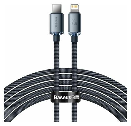 Baseus Crystal Shine Braided USB-C to Lightning Cable 20W Μαύρο 2m (CAJY000301) από το e-shop