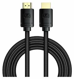 Baseus HDMI 2.1 Braided Cable HDMI male - HDMI male 2m Μαύρο