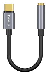 Baseus Μετατροπέας USB-C male σε 3.5mm female Γκρι (CATL54-0G)