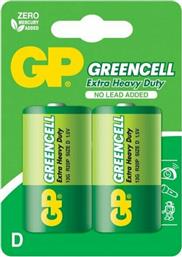 ΜΠΑΤΑΡΙΑ GP ZINC CARBON GP R20 13G-U2 GREENCELL 2PCS από το e-shop