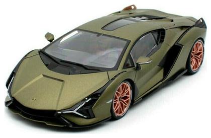 Bburago Αυτοκινητάκι Lamborghini Sian FKP 37 - Πράσινο για 3+ Ετών (Διάφορα Σχέδια) 1τμχ