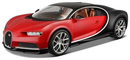 Bburago Bugatti Chiron Αυτοκινητάκι 1:18 Κόκκινο-Μαύρο Chiron για 3+ Ετών