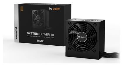 Be Quiet System Power 10 650W Μαύρο Τροφοδοτικό Υπολογιστή Full Wired 80 Plus Bronze