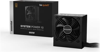 Be Quiet System Power 10 650W Μαύρο Τροφοδοτικό Υπολογιστή Full Wired 80 Plus Bronze από το e-shop