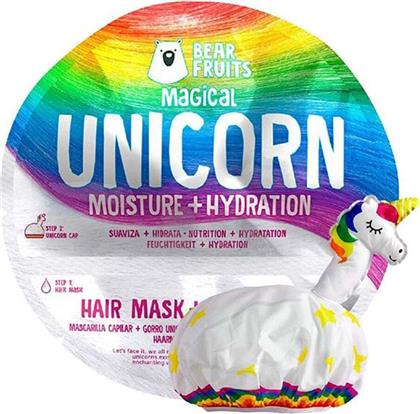 Bear Fruits Unicorn Μάσκα Μαλλιών & 1 Cap για Ενυδάτωση 20ml από το Pharm24