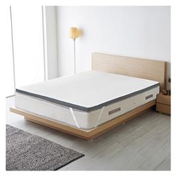 Beauty Home Ανώστρωμα Διπλό Memory Gel με Αποσπώμενο Κάλυμμα & Λάστιχα Εφαρμογής 140x200x4εκ.